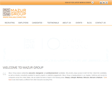 Tablet Screenshot of mazurgroupla.com